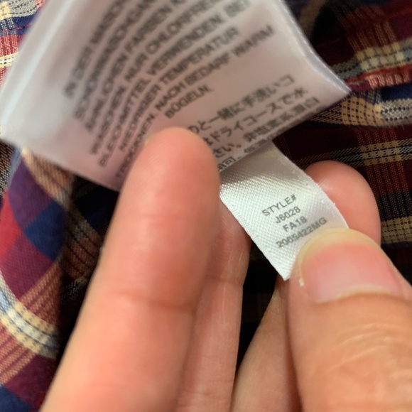 J. CREW MERCANTILE L/S Plaid Flex Slim Fit Shirt - Picture 5 of 6